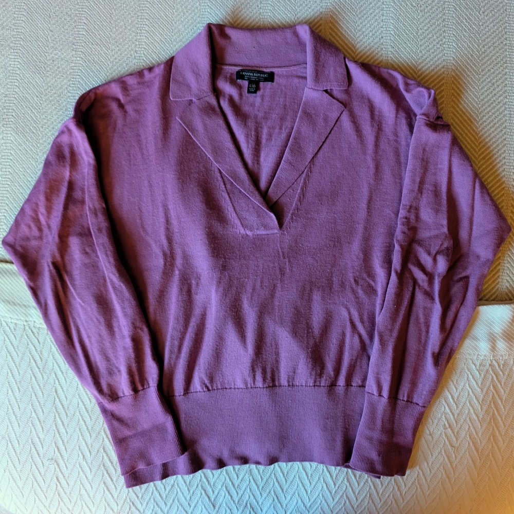 Banana Republic Johnny Collar Sweater